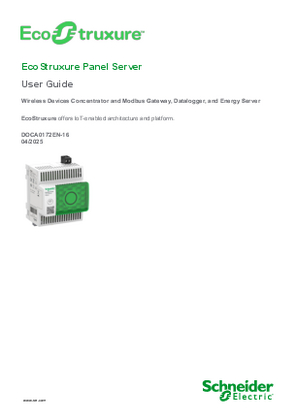 Image of EcoStruxure Panel Server - User Guide