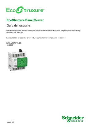 Imagen de EcoStruxure Panel Server - Guía del usuario
