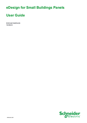 Imagen de eDesign for Small Buildings Panels User guide