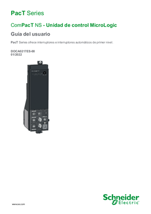 Imagen de ComPacT NS - Unidad de control MicroLogic - Guía del usuario