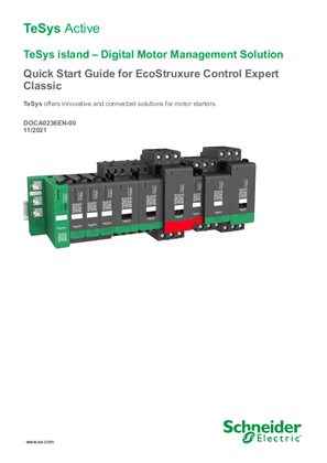Image of TeSys island – Quick Start Guide for EcoStruxure Control Expert Classic