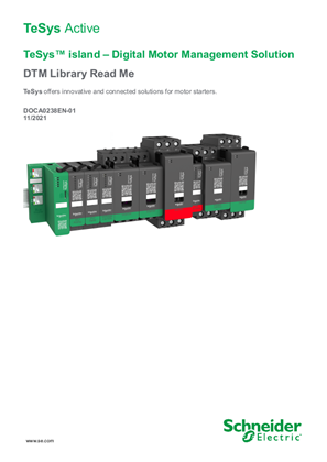 Image of TeSys™ island – DTM Library Read Me