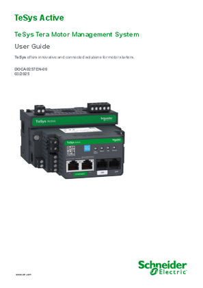 Image of TeSys Tera Motor Management System User Guide