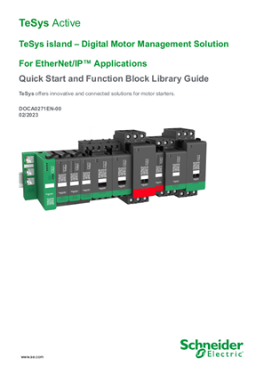 Image of TeSys island - Quick Start & Library Guide for Ethernet IP in Studio 5000 Application