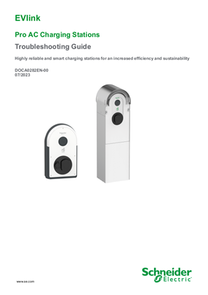 Image of Troubleshooting Guide, EVlink Pro AC Charging Stations