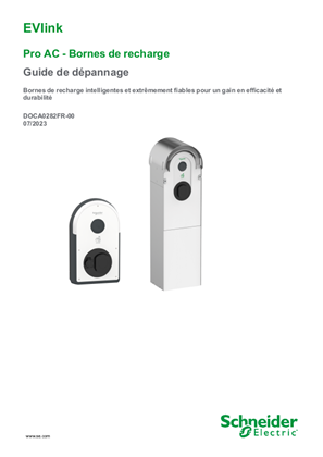 Image de Guide de dépannage, EVlink Pro AC Bornes de recharge