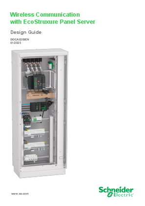 Image of Wireless Communication Architectures With EcoStruxure Panel Server - Design Guide