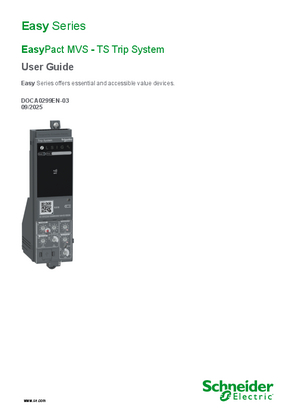 Image of EasyPact MVS - TS Trip System User Guide