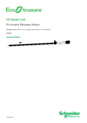 Image of EcoStruxure I/O Smart Link - Firmware Release Notes