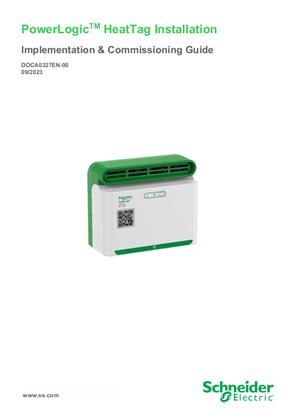 Image of PowerLogic HeatTag Installation - Implementation and Commissioning Guide (English)