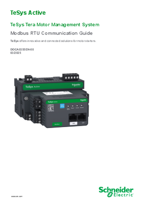 Image of TeSys Tera Motor Management System Modbus RTU User Guide