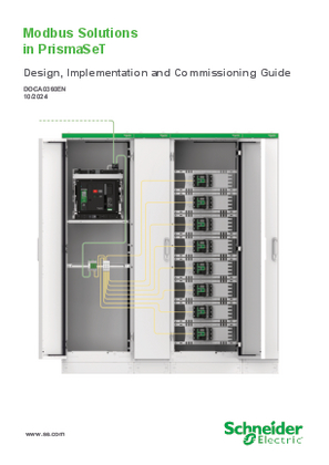 Image of Modbus Solutions in PrismaSeT - Design Implementation and Commissioning Guide 2024 (English)