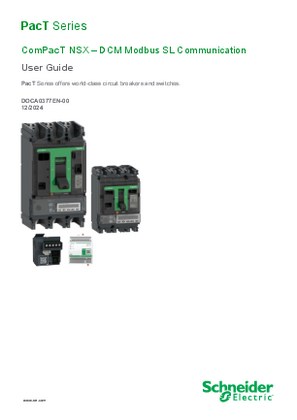 Image of ComPacT NSX DCM Modbus SL Communication User Guide