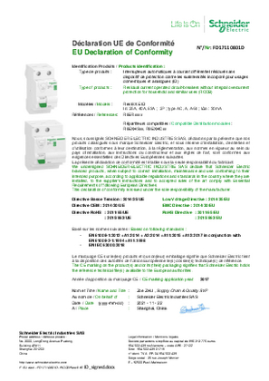Image de EU Declaration of Conformity Schneider Electric