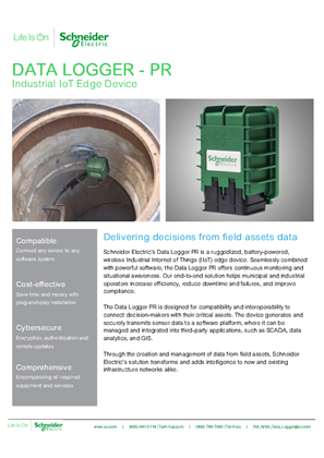 Image of Data Logger - PR Data Sheet