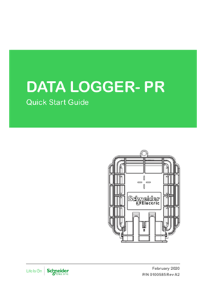 Imagen de Data Logger - PR Quick Start Guide