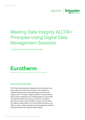 Image of Meeting Data Integrity ALCOA+ Principles Using Digital Data Management Solutions