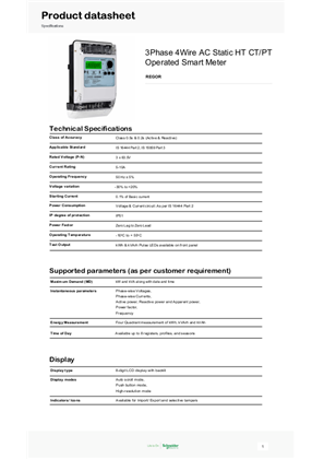 Image of SE Datasheet_HT Smart Meter
