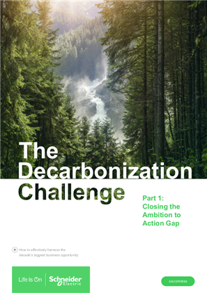 이미지 Decarbonization challenge closing ambition GAP