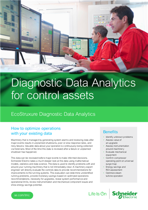 Image of Diagnostic Data Analytics for control assets