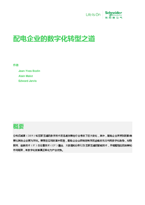 的映像 配电企业的数字化转型之道