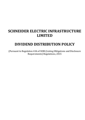 Image of Dividend Distribution Policy- 2018