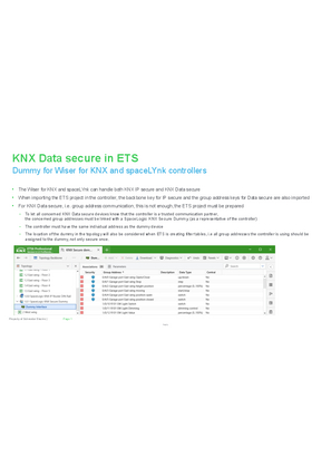 Image of ETS5/ETS6 Appl. Dummy secure