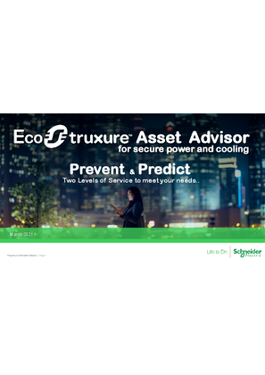 Image de EcoStruxure Asset Advisor for Secure Power and Cooling