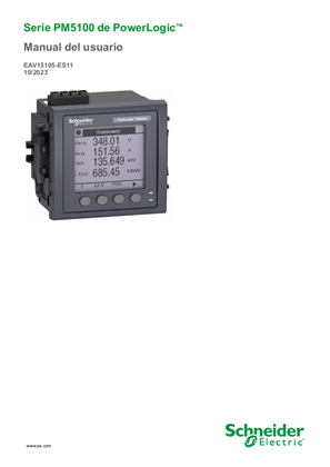 Imagen de Serie PowerLogic™ PM5100 - Manual del usuario