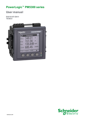 Image of PowerLogic™ PM5300 series - User Manual