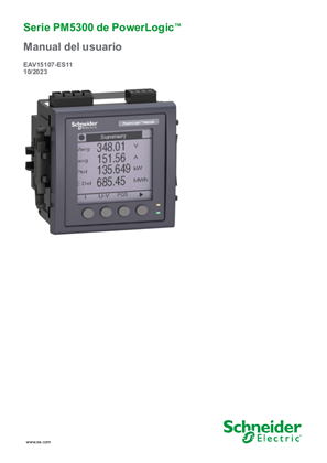 Imagen de Serie PowerLogic™ PM5300 - Manual del usuario
