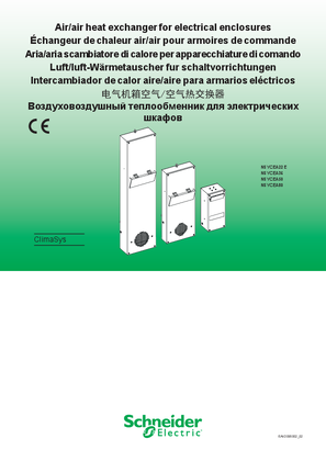 Imagen de Air/air heat exchanger for electrical enclosures