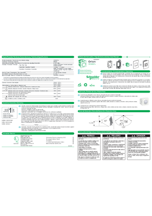 Imagen de Orion- Detector de movimiento-Manual de instrucciones (ES)