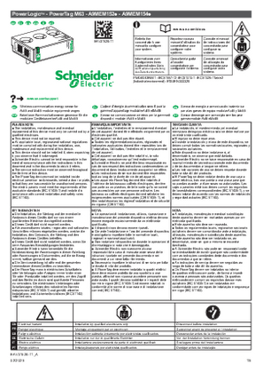 PowerTag - Wireless Energy Sensors - A9MEM15oo - Instruction Sheet