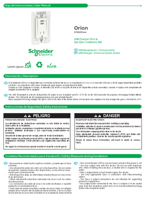 Imagen de USB Receptáculo + Tomacorriente