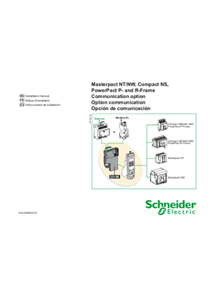 Imagen de Communication option for Masterpact NT/NW, Compact NS and PowerPact P- and R-frame