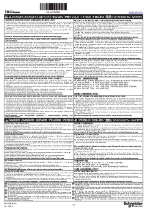 Image de TMC4 Cartridges - Instruction de service, Instruction de service