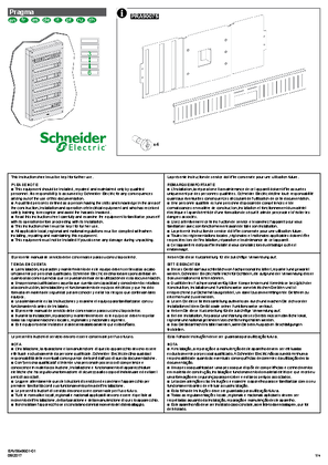 Image de Pragma 160 - EasyPact CVS160 mounting plate - Instruction sheet