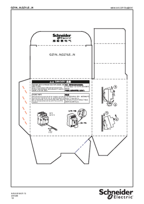 Image of EasyPact GZ1E..N instruction sheet