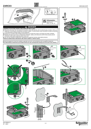 Image de ZARC03 External Antenna for Wireless Remote Control Station, Instruction Sheet (FR)
