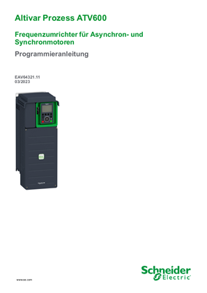Bild von ATV600 Programmieranleitung