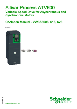 的映像 ATV600 CANopen manual - VW3A3608, VW3A3618, VW3A3628