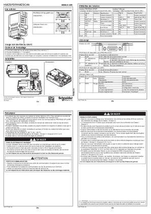 Image de Harmony GTU - HMIZGPDP / HMIZGCAN modules bus de terrain, Guide d''installation