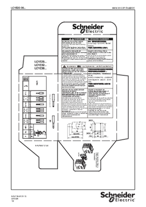 的映像 EasyPact LC1E25~38 instruction sheet
