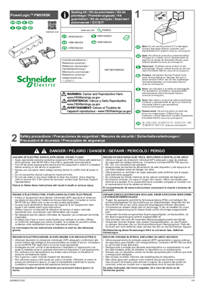 Image de PowerLogic™ PM55RSK - Fiche d'instructions