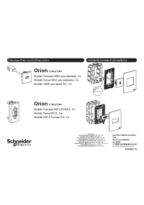Imagen de Orion- Female Connector-Instruction Sheet (EN)