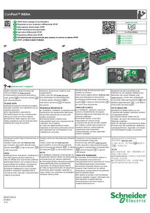 Image de ComPact NSXm Disjoncteurs avec protection différentielle 3P/4P - Notice de montage