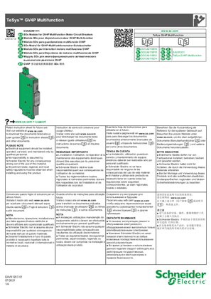 的映像 GV4P 多功能电机断路器的 SDx 模块 - 说明页