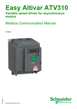 Obrázek ATV310 Modbus manual