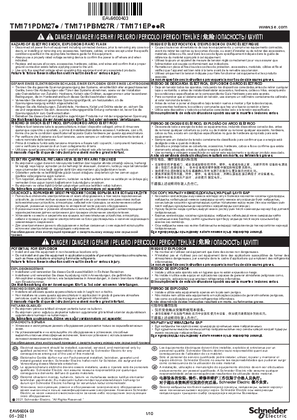 的映像 TM171 Performance 27 I/O, 说明书